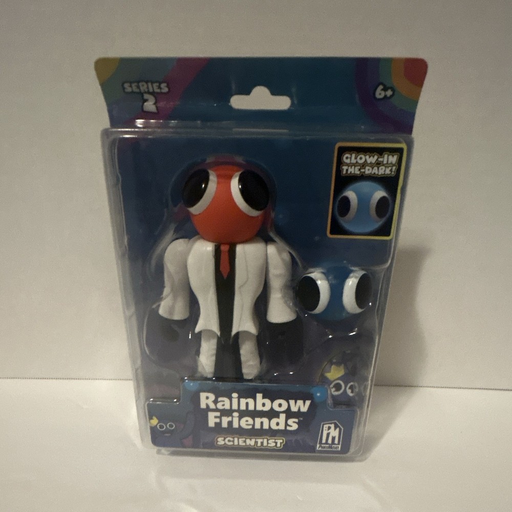 RAINBOW FRIENDS SCIENTIST SERIES 2 GLOW IN THE DARK 5″ FIGURE **NEW**