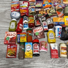 Zuru Mini Brands Huge Lot Over 70+ Pieces Toys Food Spices Candy Snacks Sauces