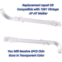 2x Replacement AT-AT Chin Guns For 1981 Vintage Kenner Star Wars Walker Vehicle