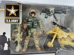 EXCITE United States Army Official Offroad Motorcycle Runner Cycle Action Figure