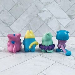 Hasbro Lost Kitties Lot Of 4 Miniature Collectible Figures
