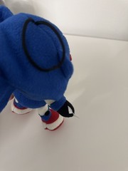 HOMEMADE Sonic the Fighters Hedgehog Metal Sonic Plush Hue Hue Hue 1995 w/ Art