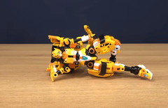 [Tachy] Metal Cardbot W Transforming Robot Toy Car Action Figure SAMG Korean