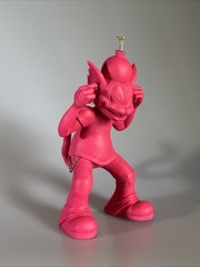 Anthony Ausgang Bomb Cat Munky King Toy Art Figure New In Box SIGNED