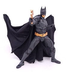 SU-MF-C-TDKB: Wired cape for McFarlane TDKR Christian Bale Batman Action Figure