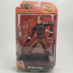 Bruce Lee Enter The Dragon Han Shih Kien Figure 2000 Play Along MOC Damaged Card