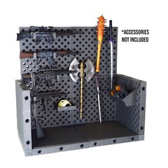Super Action Stuff Ultimate Weapons Rack 1/12 Scale Modular Diorama Accessory
