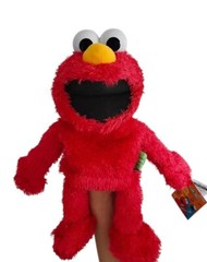 SesameStreet Elmo Plush Hand Puppet Muppet Plush Toy Kid Gift 33CM