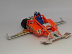 Vintage 1986 Kenner Original M.A.S.K. Vehicle FIREFLY Incomplete w Figure & Mask