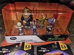 Disney Zootopia Six Figures W/ 2 Seperate Nick & Judy. 3 Packs Total Never Used
