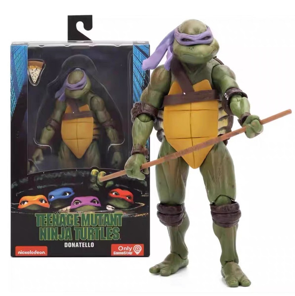 7″ NECA Ninja Turtles 1990 Movie TMNT Teenage Movable Toys Mutant Action Figure-