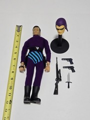 Vtg Playing Mantis CAPTAIN ACTION “THE PHANTOM” Figure, Outfit & Accessories
