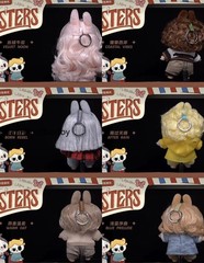 One Set(6pcs) Hair Salon Series Vinyl Pendant Blind Box Figure Toy Sealed Box