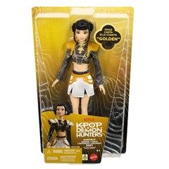 KPop Demon Hunters Zoey Golden Singing Doll HUNTR/X Movie Figure Sound Effects
