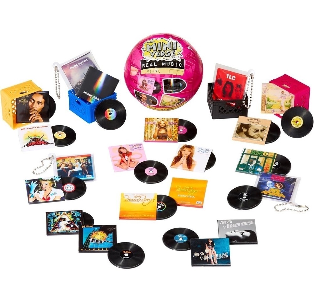 MGA’s Miniverse Real Music Vinyl Assortment Capsule NEW SEALED (SHIPS FAST)