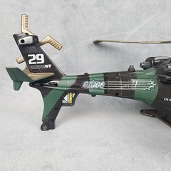 GI Joe Night Attack Chopper 2002 Hasbro Sound Attack Helicopter Vehicle