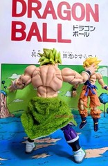 1/10 Handmade Custom Green Wired Skirt For 9” SHF Broly Action Figure（No Figure
