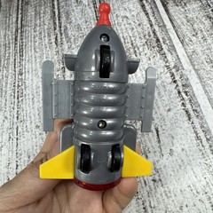 Nickelodeon 2003 Jimmy Neutron Boy Genius Space Ship Car Vehicle Toy Figure