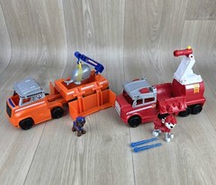 Paw Patrol Big Truck Pups HQ Truck Stop Replacement Trucks Cars NO STATION READ