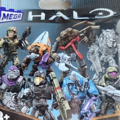 4 – Mega Construx Halo Infinite 343 Series 3 Mini Figure Blind Bags 4 Random New