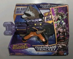 Marvel Guardians of The Galaxy Big Blastin’ Rocket Raccoon 10″ Figure 2013 (b)