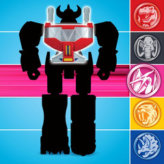 Mighty Morphin Pterodactyl Combinable Dinozord by