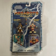 Rare Vintage New Medabots Metabee vs. Warbandit Action Figures Hasbro Carded