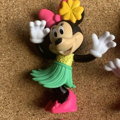 Disney Minnie Daisy PVC Plastic 2.5” Figure Lot of 4