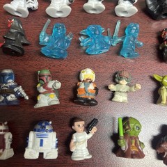 STAR WARS FIGHTER PODS MICRO MINI HASBRO LOT 34 Micro Force Squinkies