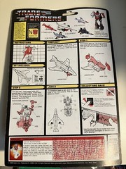 Transformers G1 Aerial Bots Fireflight Original Opened Card W/ Weapon