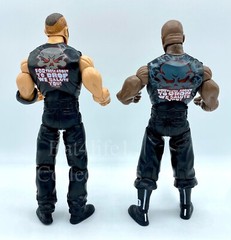 TNA Cross the Line Series 2 TEAM 3D Bully Ray Bubba & Brother D-von Dudley Loose