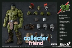 NEW 6inchplus 1/12 GREENSCAR GS001 Hulk Collectible Action Figure Model