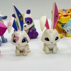 Lot of 15 ANIMAL JAM Figures WildWorks Jazwares PANDA, TIGER, WOLF, FOX, OWL +