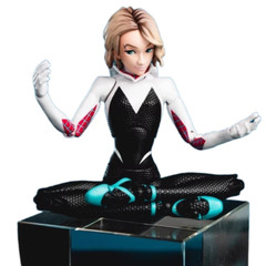 1:12 Action Figure Model Toys Across The Spider-Verse Spider-Gwen & Spider-Ham