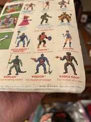 1984 Roboto MOTU VINTAGE MOC NEW- Masters of the Universe Has Bubble Lift Read