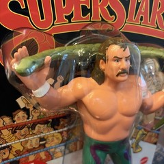 JAKE THE SNAKE ROBERTS LJN WWE WWF Series 3 *Black Card* IN HAND