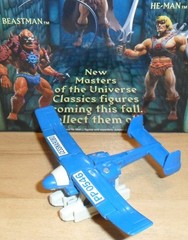 Vintage GoBots Glasslite Brazil Mutante CessnaRobo Blue Plane MR-31 Unstamped