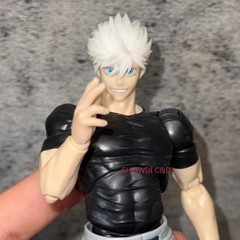 Custom 1/12 Jujutsu Kaisen Gojo Satoru Hair Part For 6″ SHF Toji Fushiguro Body