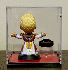 WWE Zuru Ballers SET of 4 RARE figures in Display cases w/championship belts