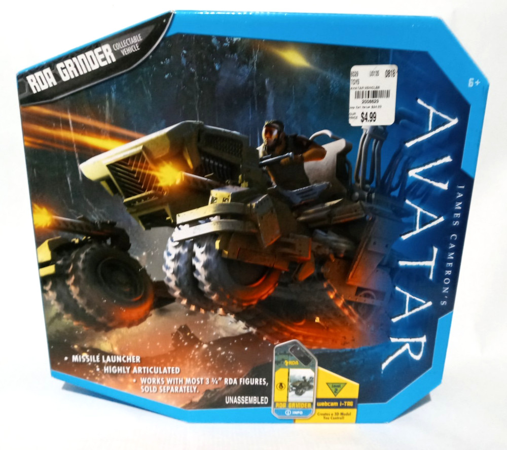 Mattel AVATAR 2009 RDA GRINDER VEHICLE Level 2 Webcam i-Tag T3899