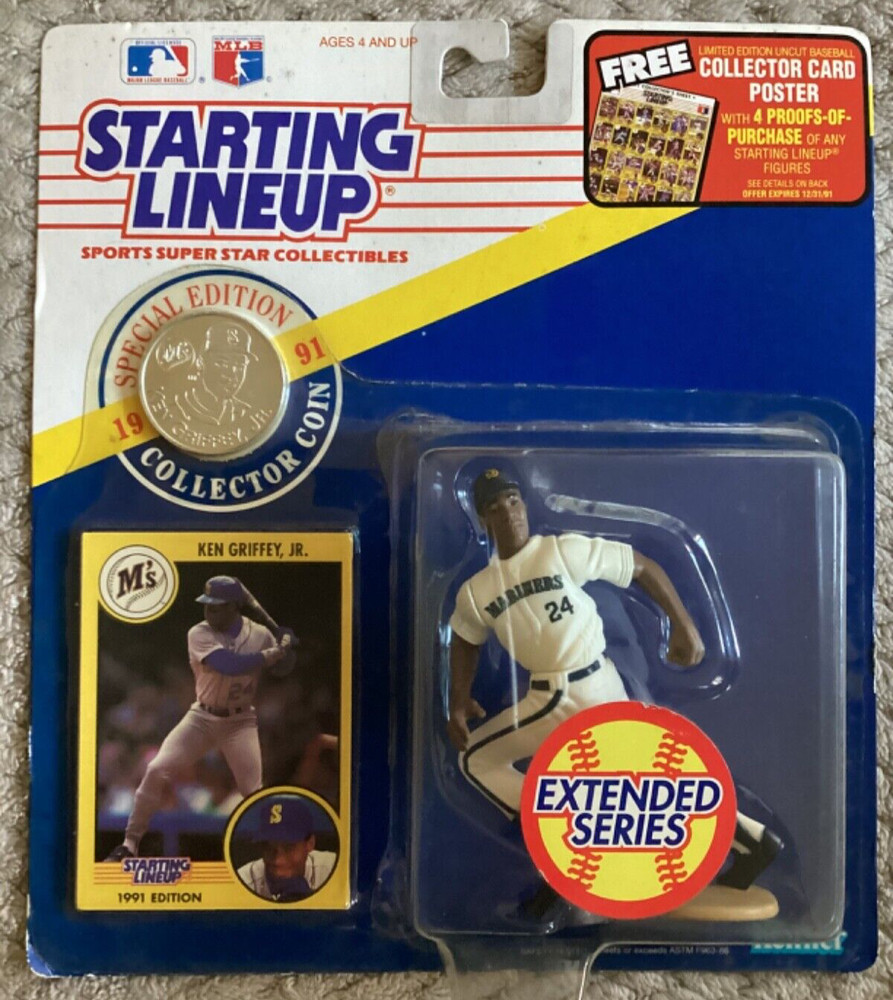 Ken Griffey Jr. 1991 Starting Lineup Special Edition Extended Series Sealed