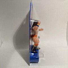 WWE LJN MATTEL SUPERSTARS ULTIMATE WARRIOR 8 IN ACTION FIGURE BLACK & BLUE CARDS