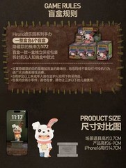 Hirono Monsters Carnival Series Confirmed Figures Blind Box Halloween Gift