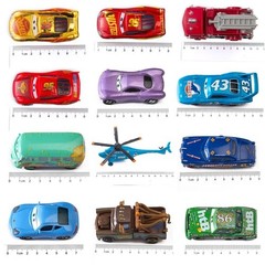 Disney Pixar Cars McQueen Mater Chick King 1:55 Diecast Model Car Toys Kid Gifts