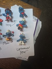 Vintage 1960s 1970s 1990 Smurfs Figures Lot of 11 Peyo Schleich Smurf Figurines