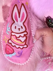 Baby Three Limited Edition 800% Happy Birthday Bunny with Cupcake Purse RARE
