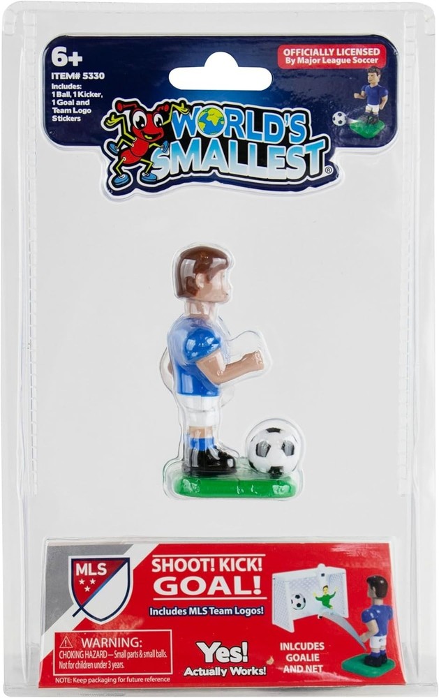 World’s Smallest Major League Soccer Kicker, Miniature Figure