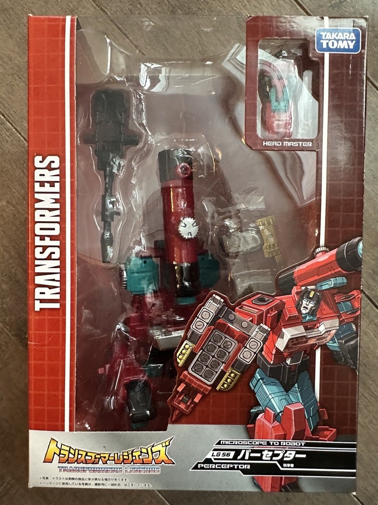 Genuine Takara Transformer Legend LG56 PERCEPTOR Titan Return G1 Head master NEW