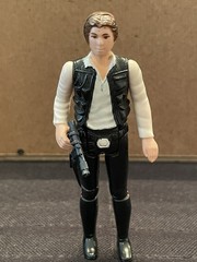 Star Wars Vintage 1977 Han Solo Small Head Complete Original 1st 12 Kenner *READ