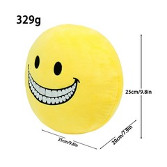 New Verity Arg Plush Toy Soft Stuffed Smiley Ball Monster Doll Room Decor Gift